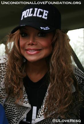 Latoya Jackson pit bull animal adoption animal welfare 